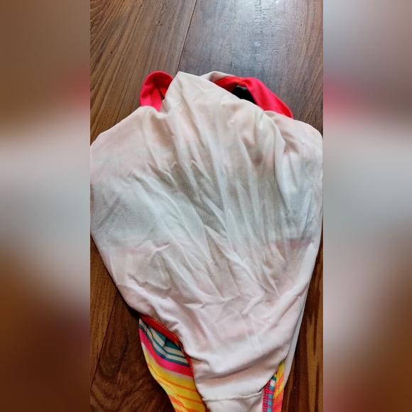 Cat & Jack Girls Size XL Speedo Swimsuit Swim One Piece Youth Multicolor Strip - Picture 10 of 14